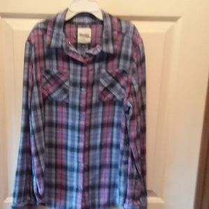 🔥Girl's Mudd Plaid Top